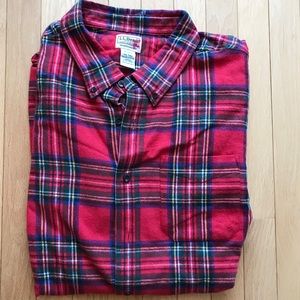 L.L.Bean Men’s Flannel button up shirt